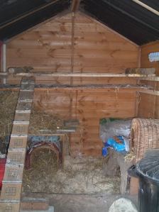 Looking straight in from the door...