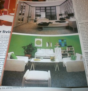 Classic 1970s styling from Golden Homes magazine.